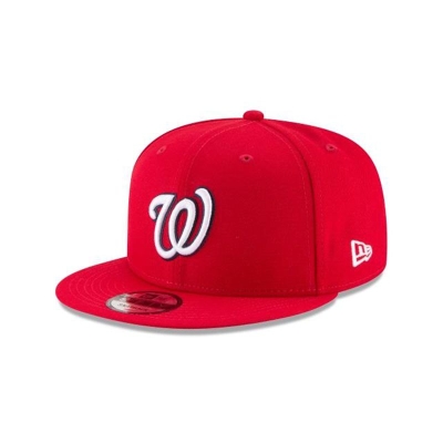 Washington Nationals Gorra | New Era MLB Team Color Basic 9fifty Snapback Cap Mexico - Rojos